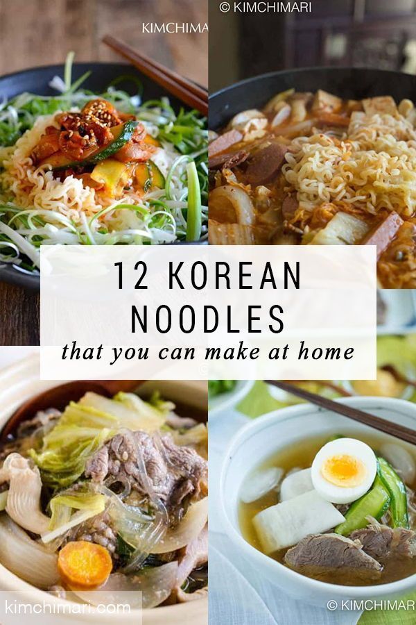 The Perfect Korean Noodles for a Meal: Various Types and How to Make Them at Home